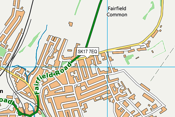 SK17 7EQ map - OS VectorMap District (Ordnance Survey)