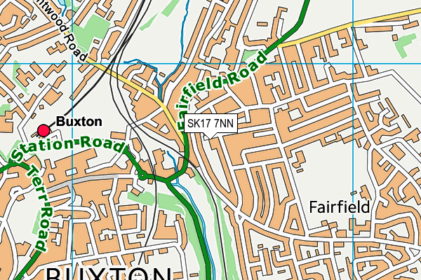 SK17 7NN map - OS VectorMap District (Ordnance Survey)