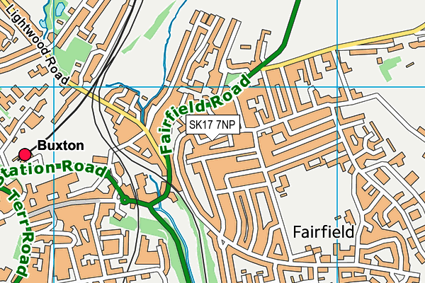 SK17 7NP map - OS VectorMap District (Ordnance Survey)