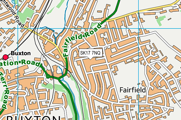 SK17 7NQ map - OS VectorMap District (Ordnance Survey)