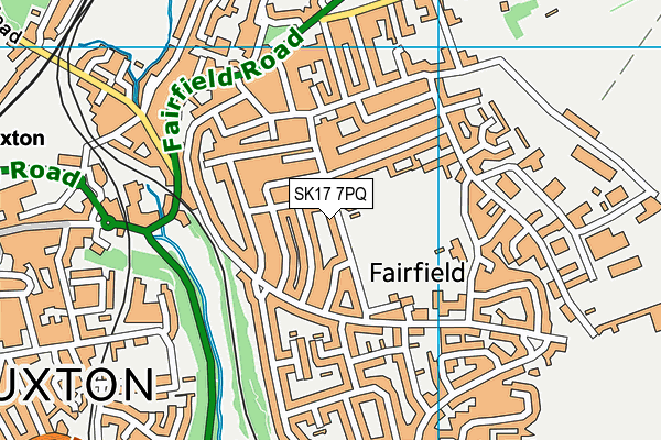 SK17 7PQ map - OS VectorMap District (Ordnance Survey)