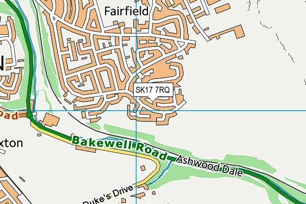 SK17 7RQ map - OS VectorMap District (Ordnance Survey)