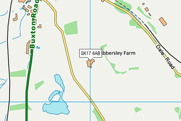 SK17 8AB map - OS VectorMap District (Ordnance Survey)