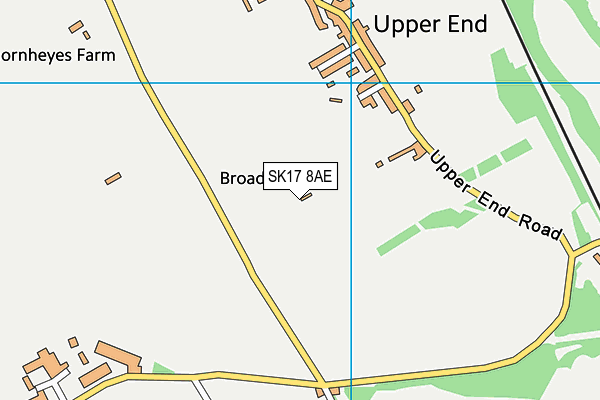 SK17 8AE map - OS VectorMap District (Ordnance Survey)