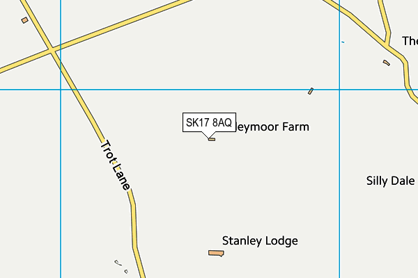 SK17 8AQ map - OS VectorMap District (Ordnance Survey)