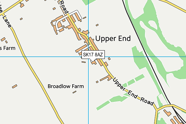 SK17 8AZ map - OS VectorMap District (Ordnance Survey)