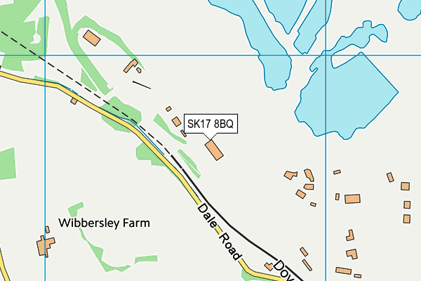 SK17 8BQ map - OS VectorMap District (Ordnance Survey)