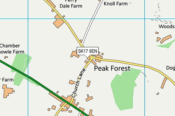 SK17 8EN map - OS VectorMap District (Ordnance Survey)