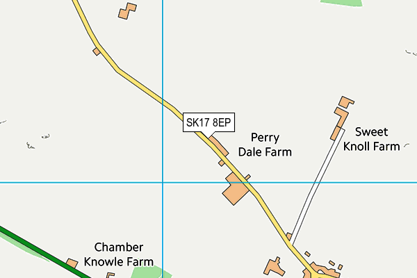 SK17 8EP map - OS VectorMap District (Ordnance Survey)