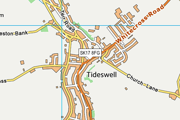 SK17 8FG map - OS VectorMap District (Ordnance Survey)