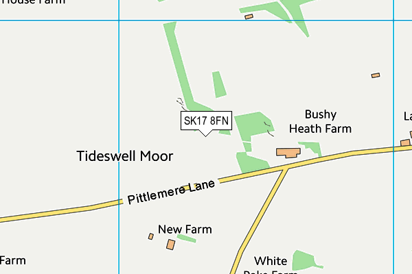 SK17 8FN map - OS VectorMap District (Ordnance Survey)