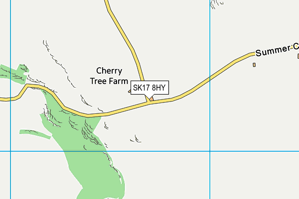 SK17 8HY map - OS VectorMap District (Ordnance Survey)