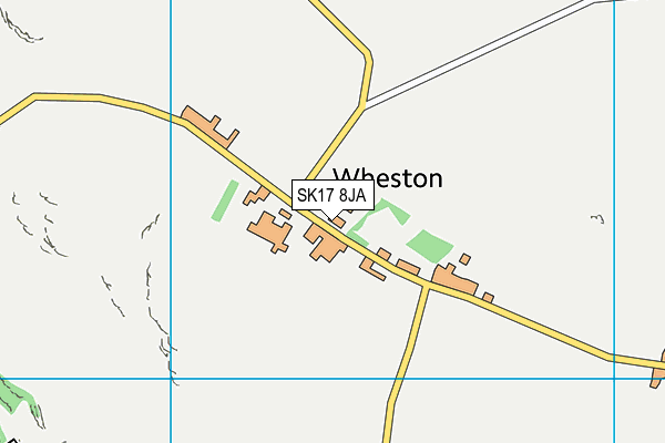 SK17 8JA map - OS VectorMap District (Ordnance Survey)