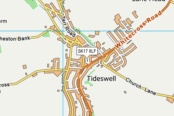 SK17 8LF map - OS VectorMap District (Ordnance Survey)