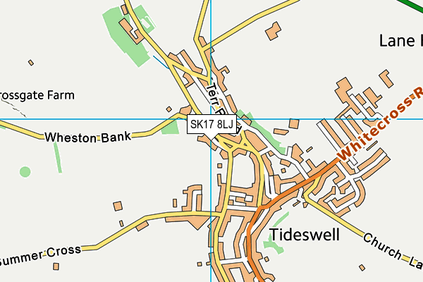 SK17 8LJ map - OS VectorMap District (Ordnance Survey)