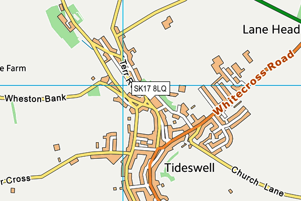 SK17 8LQ map - OS VectorMap District (Ordnance Survey)