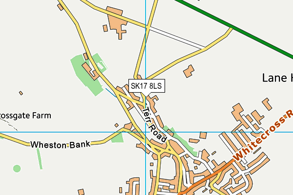 SK17 8LS map - OS VectorMap District (Ordnance Survey)