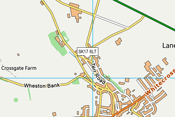 SK17 8LT map - OS VectorMap District (Ordnance Survey)