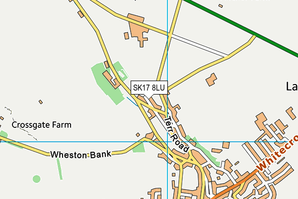 SK17 8LU map - OS VectorMap District (Ordnance Survey)