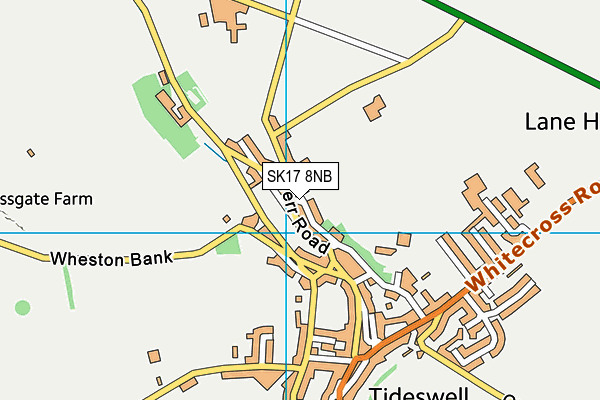 SK17 8NB map - OS VectorMap District (Ordnance Survey)