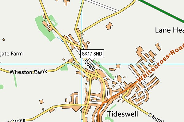 SK17 8ND map - OS VectorMap District (Ordnance Survey)