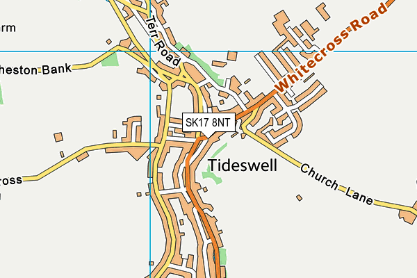 SK17 8NT map - OS VectorMap District (Ordnance Survey)