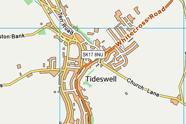 SK17 8NU map - OS VectorMap District (Ordnance Survey)