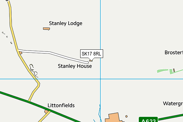 SK17 8RL map - OS VectorMap District (Ordnance Survey)
