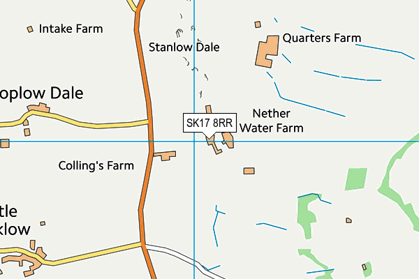 SK17 8RR map - OS VectorMap District (Ordnance Survey)