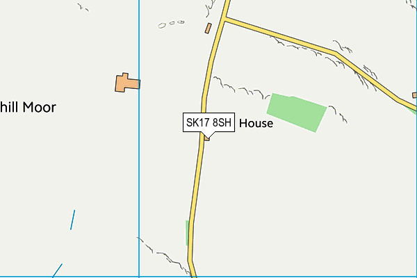 SK17 8SH map - OS VectorMap District (Ordnance Survey)