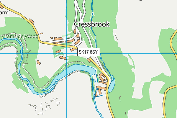 SK17 8SY map - OS VectorMap District (Ordnance Survey)