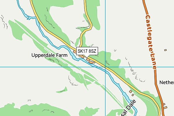 SK17 8SZ map - OS VectorMap District (Ordnance Survey)