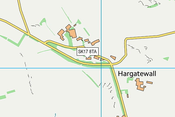 SK17 8TA map - OS VectorMap District (Ordnance Survey)