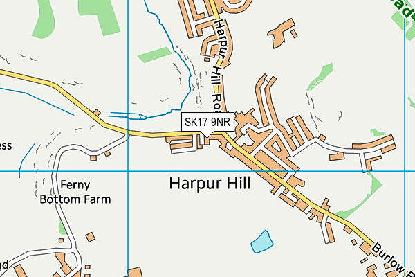 SK17 9NR map - OS VectorMap District (Ordnance Survey)