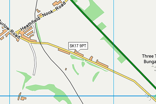 SK17 9PT map - OS VectorMap District (Ordnance Survey)