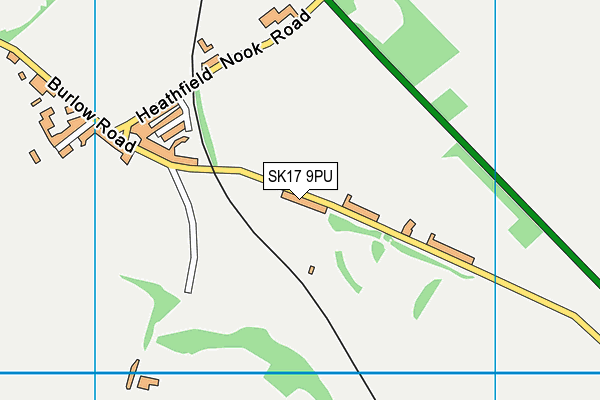 SK17 9PU map - OS VectorMap District (Ordnance Survey)