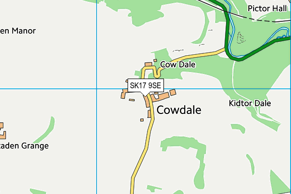 SK17 9SE map - OS VectorMap District (Ordnance Survey)