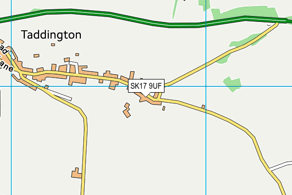 SK17 9UF map - OS VectorMap District (Ordnance Survey)