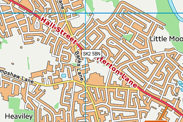 SK2 5BN map - OS VectorMap District (Ordnance Survey)