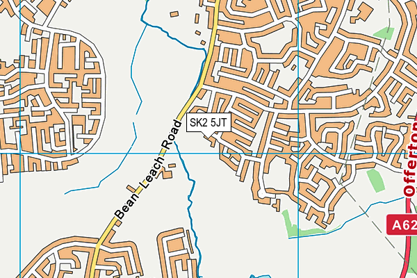 SK2 5JT map - OS VectorMap District (Ordnance Survey)