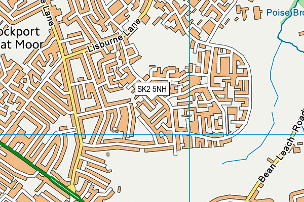 SK2 5NH map - OS VectorMap District (Ordnance Survey)