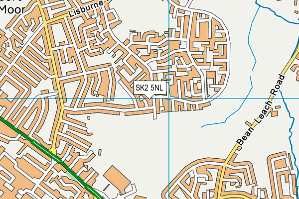 SK2 5NL map - OS VectorMap District (Ordnance Survey)