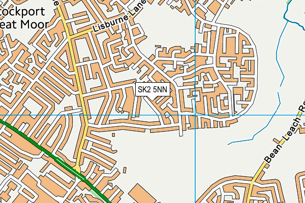 SK2 5NN map - OS VectorMap District (Ordnance Survey)
