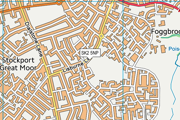 SK2 5NP map - OS VectorMap District (Ordnance Survey)