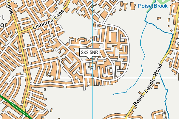 SK2 5NR map - OS VectorMap District (Ordnance Survey)