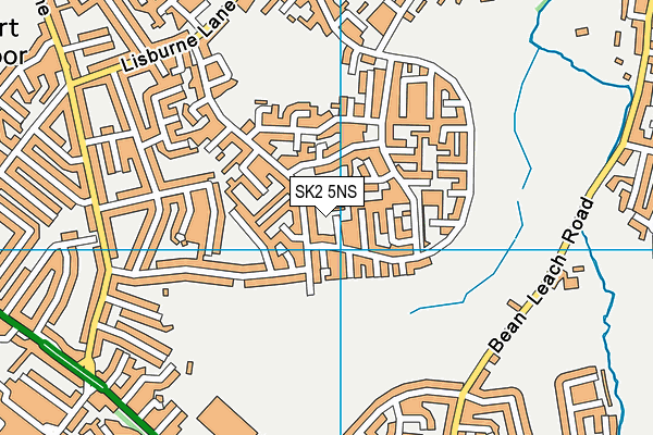 SK2 5NS map - OS VectorMap District (Ordnance Survey)