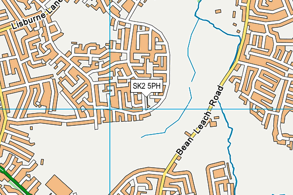 SK2 5PH map - OS VectorMap District (Ordnance Survey)