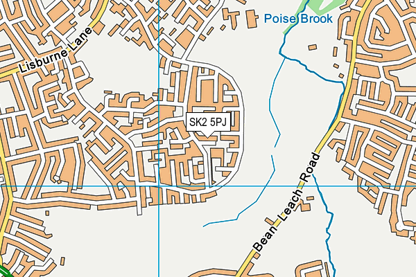 SK2 5PJ map - OS VectorMap District (Ordnance Survey)