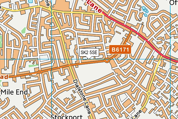SK2 5SE map - OS VectorMap District (Ordnance Survey)