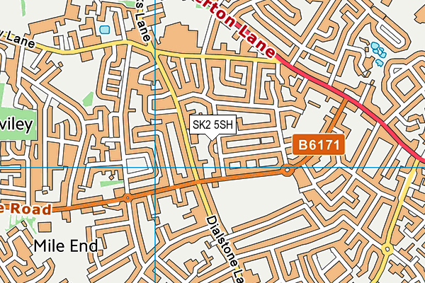 SK2 5SH map - OS VectorMap District (Ordnance Survey)